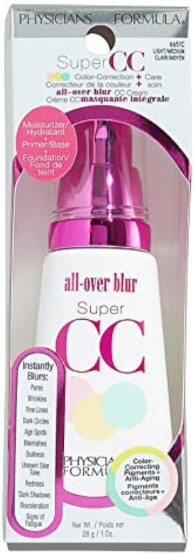 Physicians Formula Super CC Color-Correction + Care All-Over Blur CC Cream SPF 30 Light/Medium